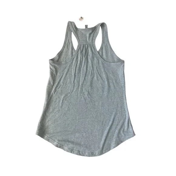 HOOTERS Squad Goals Gray Racerback Tank Top Sz S NEW - Picture 2 of 7